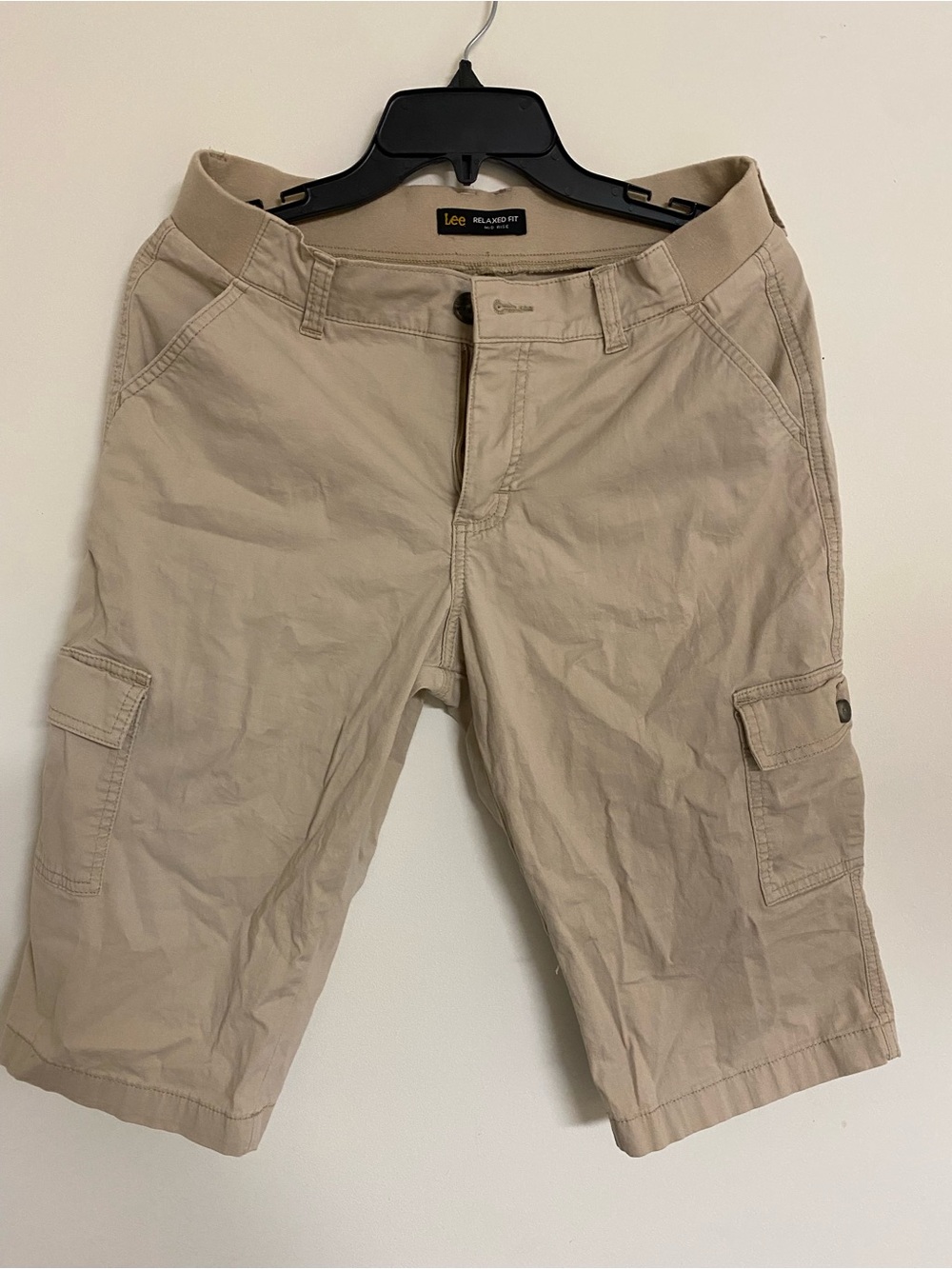Lee Khaki Cargo Shorts